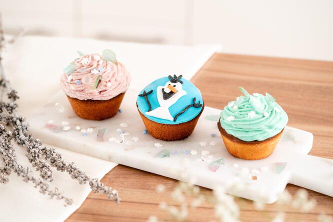 Opskrift Frozen Cupcakes